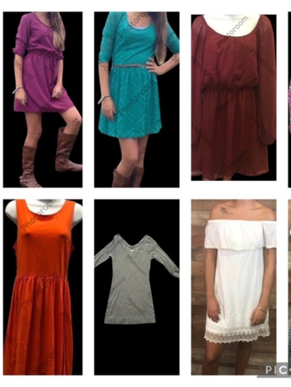 Lot of 9 Juniors Size Small Dresses